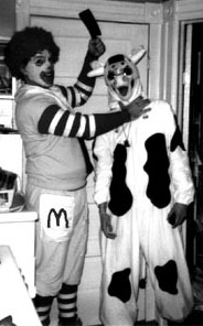 Ronald McD and poor cow victim