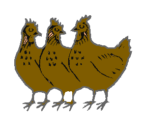 image: 3 chickens